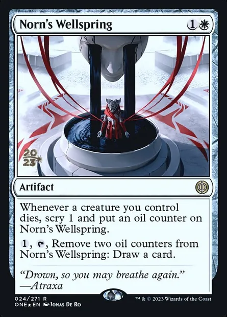 Source de Norn, carte Magic PONE 24s — extension Phyrexia: All Will Be One Promos