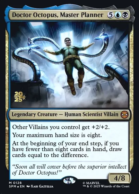 Doctor Octopus, Master Planner, Magic card PSPM 128s — Marvel's Spider-Man Promos set