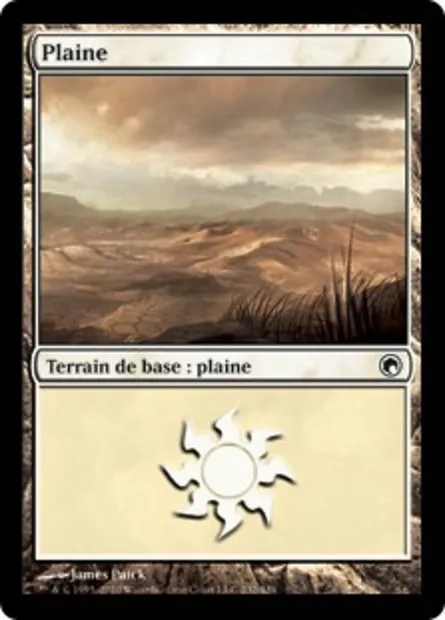 Plaine, carte Magic SOM 232 — extension Cicatrices de Mirrodin