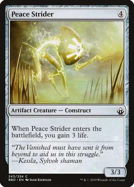 Peace Strider, Magic card BBD 243 — Battlebond set