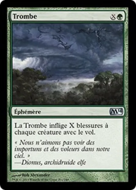 Trombe, carte Magic M14 201 — extension Magic 2014