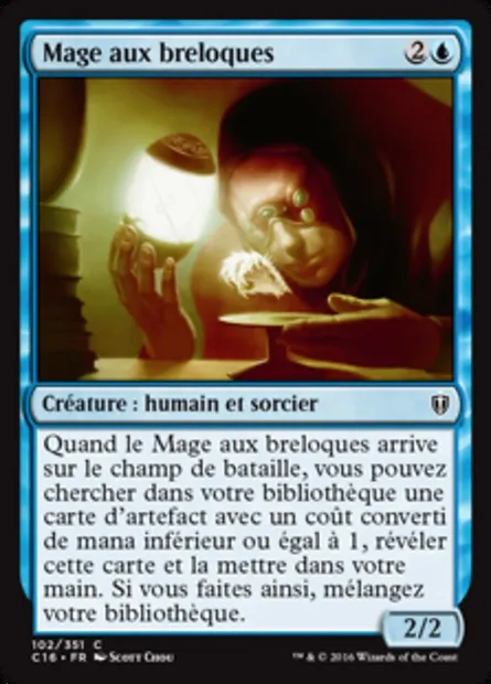 Mage aux breloques, carte Magic C16 102 — extension Commander 2016