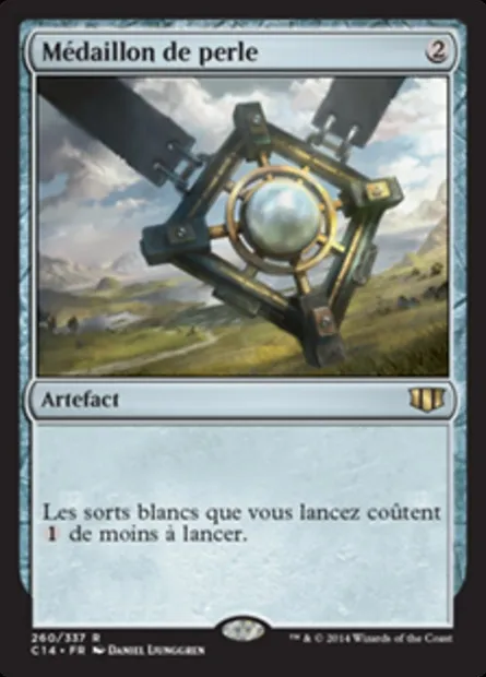 Médaillon de perle, carte Magic C14 260 — extension Commander 2014
