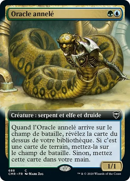 Oracle annelé, carte Magic CMR 688 — extension Commander Legends