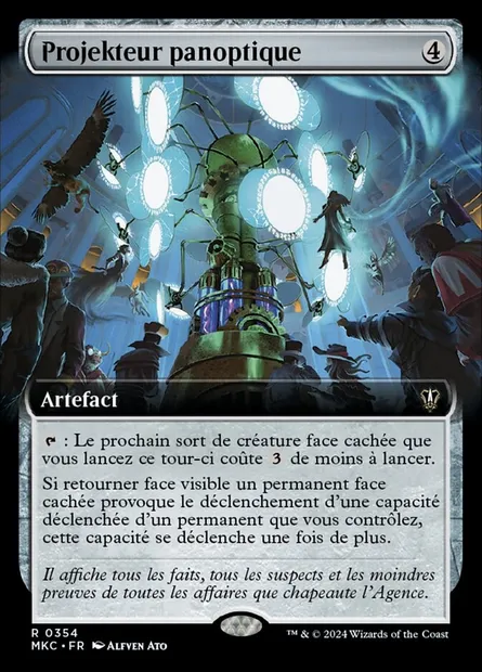 Projekteur panoptique, carte Magic MKC 354 — extension Murders at Karlov Manor Commander