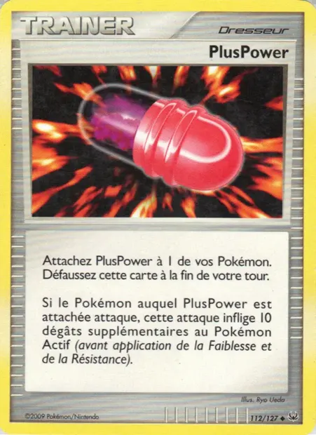 PlusPower, carte Pokémon PL 112 — extension Platine