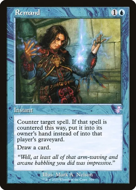 Remand, Magic card TSR 316 — Time Spiral Remastered set
