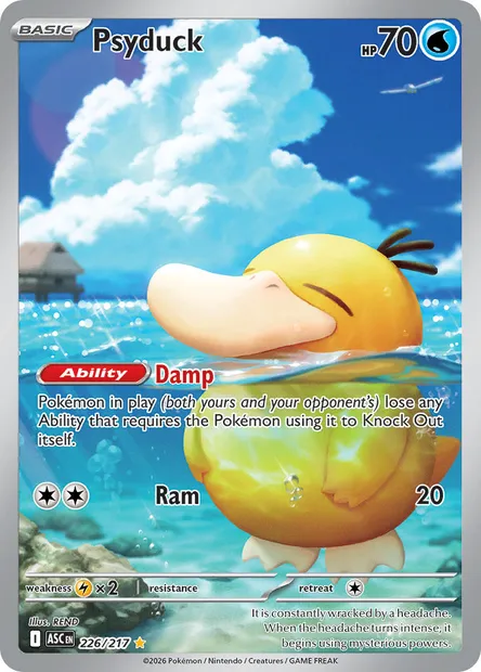 Psyduck, Pokémon card ASC 226 — Ascended Heroes set
