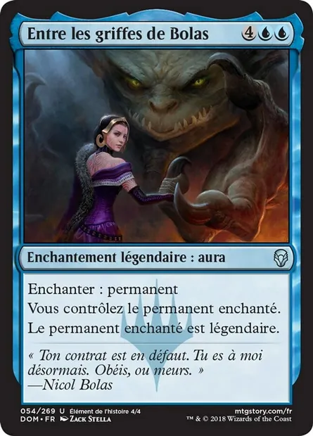 Entre les griffes de Bolas, carte Magic DOM 54 — extension Dominaria