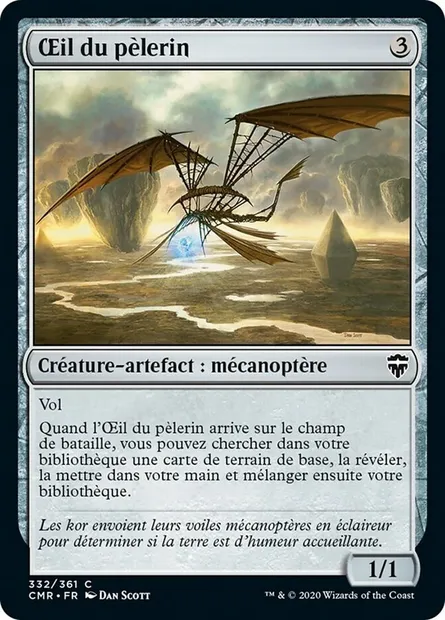 Œil du pèlerin, carte Magic CMR 332 — extension Commander Legends