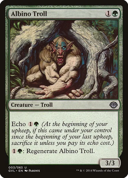 Albino Troll, Magic card GVL 3 — Duel Decks Anthology: Garruk vs. Liliana set
