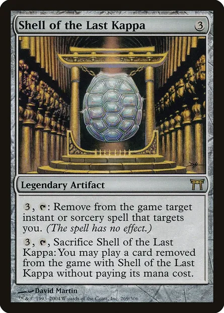 Carapace du dernier kappa, carte Magic CHK 269 — extension Guerriers de Kamigawa