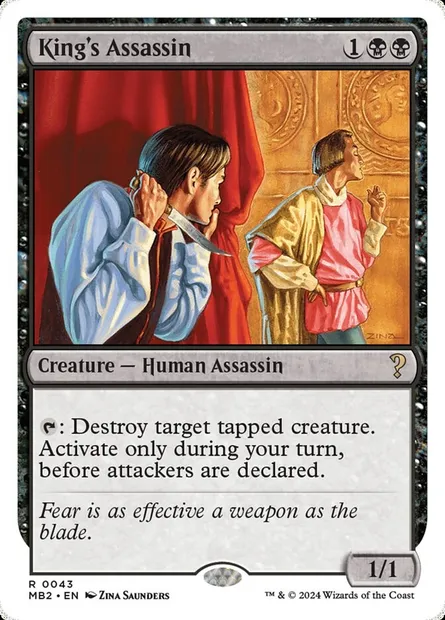 King's Assassin, Magic card MB2 43 — Mystery Booster 2 set