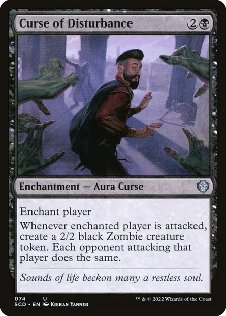 Curse of Disturbance, Magic card SCD 74 — Starter Commander Decks set