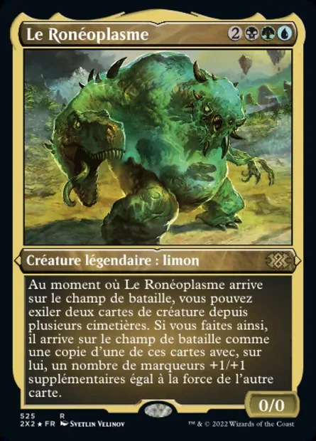 Le Ronéoplasme, carte Magic 2X2 525 — extension Double Masters 2022