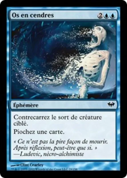 Os en cendres, carte Magic DKA 29 — extension Obscure Ascension