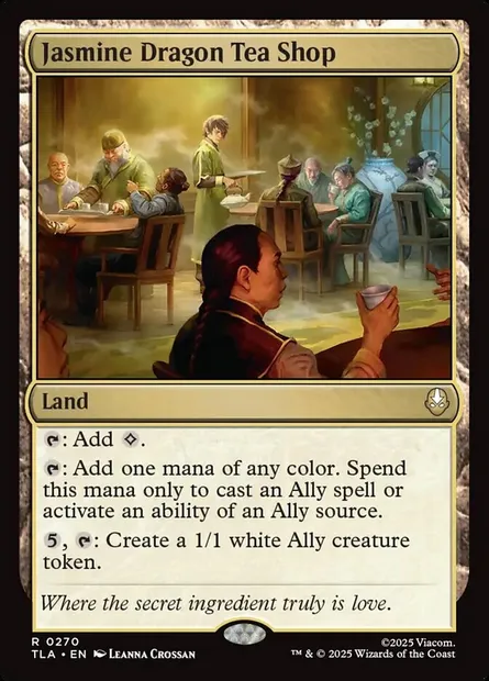 Jasmine Dragon Tea Shop, Magic card TLA 270 — Avatar: The Last Airbender set