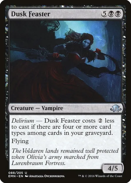 Dusk Feaster, Magic card EMN 88 — Eldritch Moon set