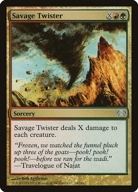 Savage Twister, Magic card HOP 94 — Planechase set
