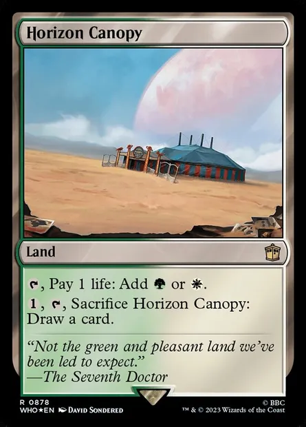 Horizon Canopy, Magic card WHO 878 — Doctor Who set