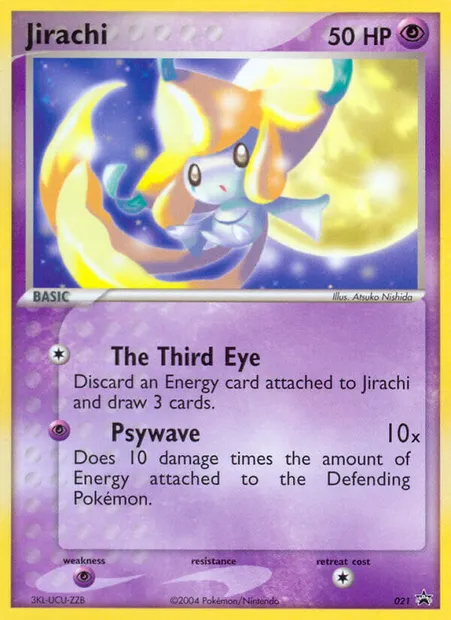 Jirachi, Pokémon card PR-NP 21 — Nintendo Black Star Promos set