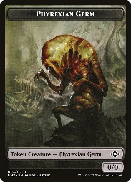 Phyrexian Germ, carte Magic TMH2 3 — extension Modern Horizons 2 Tokens