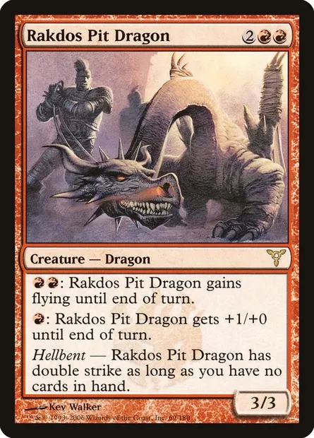 Rakdos Pit Dragon, Magic card DIS 69 — Dissension set