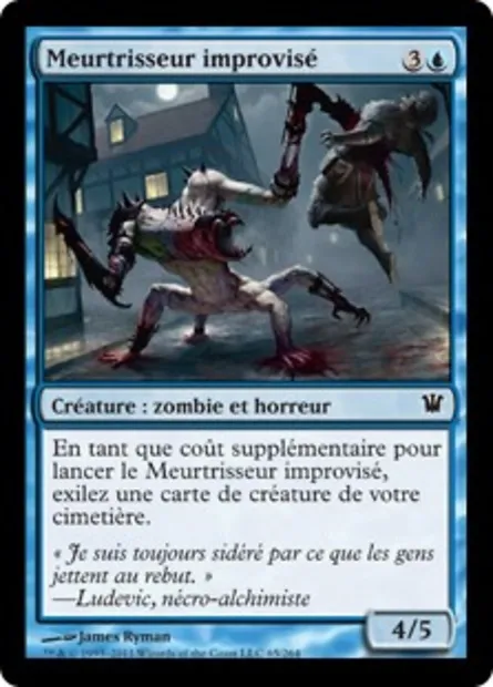 Meurtrisseur improvisé, carte Magic ISD 65 — extension Innistrad