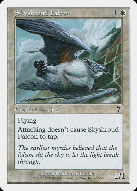 Skyshroud Falcon, Magic card 7ED 45 — Seventh Edition set