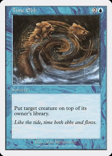 Temps du jusant, carte Magic S00 19 — extension Starter 2000