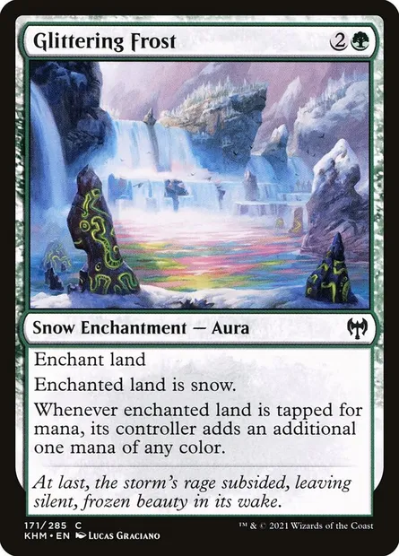 Glittering Frost, Magic card KHM 171 — Kaldheim set