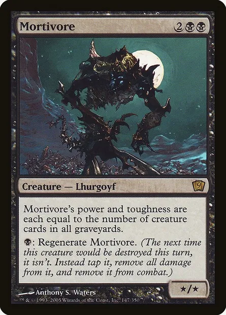 Mortivore, Magic card 9ED 147★ — Ninth Edition set