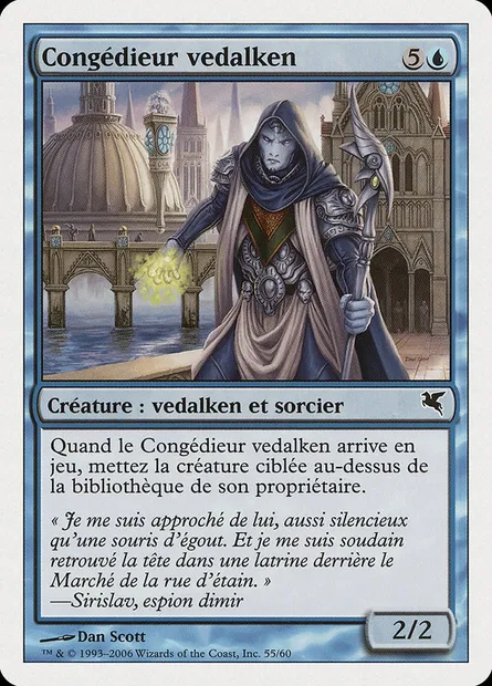 Vedalken Dismisser, Magic card PSAL H55 — Salvat 2005 set