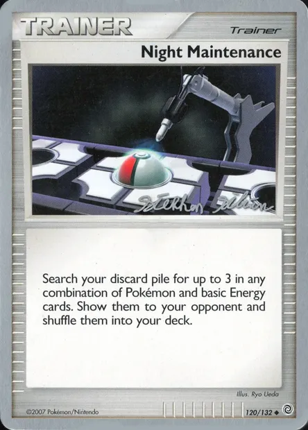 Night Maintenance, Pokémon card WCD09 120-3 — World Championship Decks 2009 set
