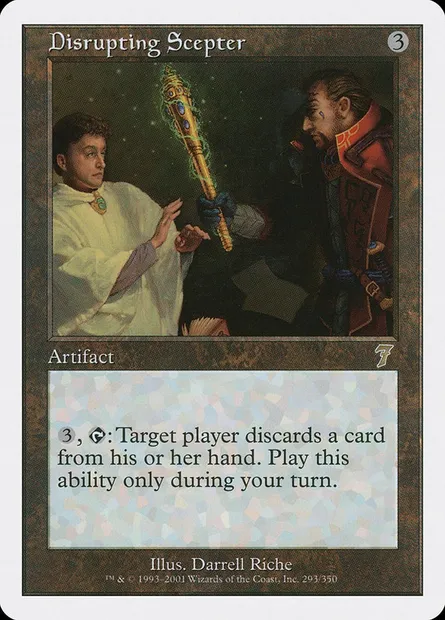 Disrupting Scepter, Magic card 7ED 293 — Seventh Edition set