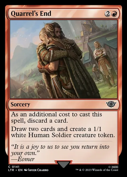 Quarrel's End, Magic card LTR 141 — The Lord of the Rings: Tales of Middle-earth set