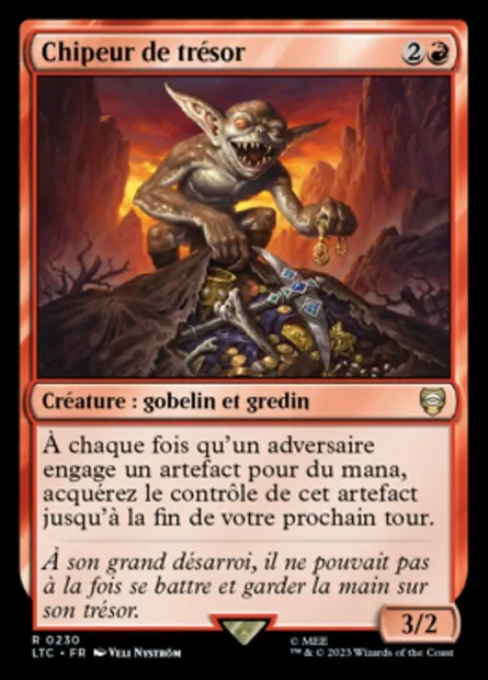 Chipeur de trésor, carte Magic LTC 230 — extension Tales of Middle-earth Commander