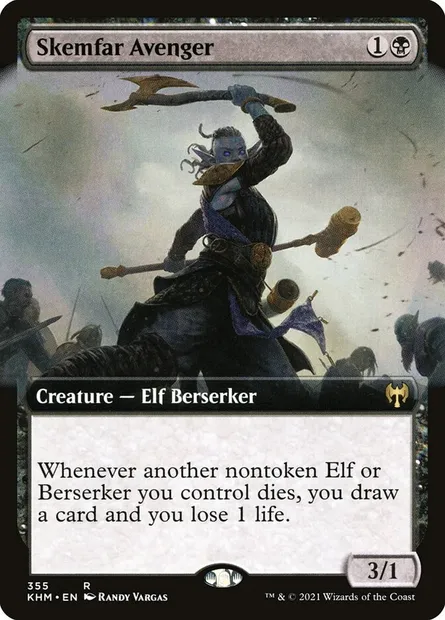 Skemfar Avenger, Magic card KHM 355 — Kaldheim set