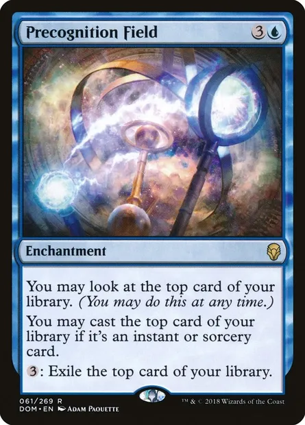 Precognition Field, Magic card DOM 61 — Dominaria set