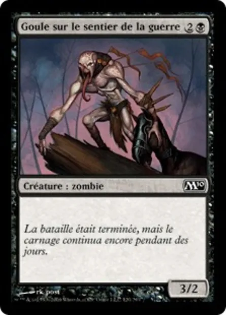 Goule sur le sentier de la guerre, carte Magic M10 120 — extension Magic 2010