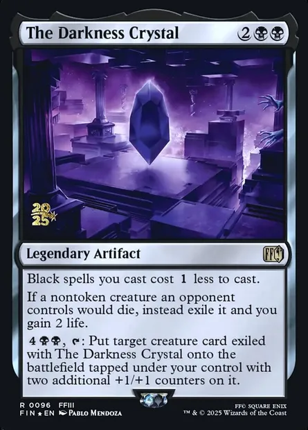 The Darkness Crystal, Magic card PFIN 96s — Final Fantasy Promos set