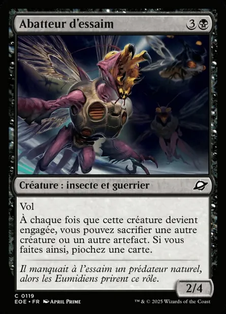 Abatteur d'essaim, carte Magic EOE 119 — extension Edge of Eternities