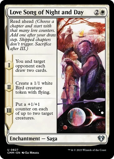 Love Song of Night and Day, Magic card CMM 827 — Commander Masters set