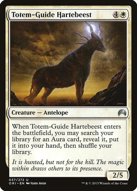 Totem-Guide Hartebeest, Magic card ORI 37 — Magic Origins set