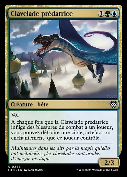 Clavelade prédatrice, carte Magic OTC 246 — extension Outlaws of Thunder Junction Commander