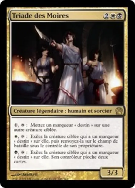 Triade des Moires, carte Magic THS 206 — extension Theros