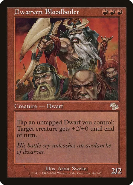 Dwarven Bloodboiler, Magic card JUD 84 — Judgment set