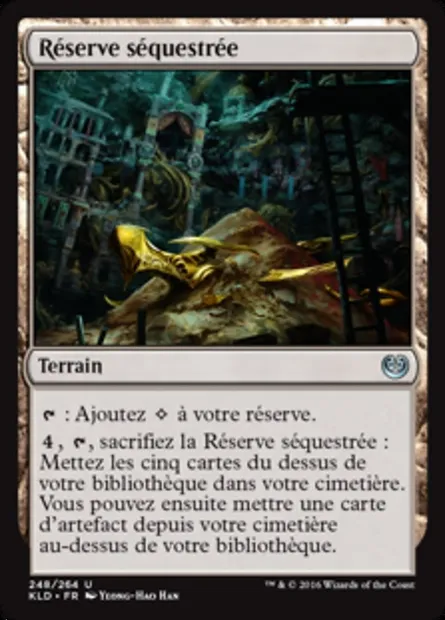Réserve séquestrée, carte Magic KLD 248 — extension Kaladesh