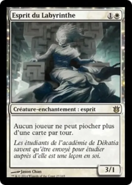Esprit du Labyrinthe, carte Magic BNG 27 — extension Créations divines