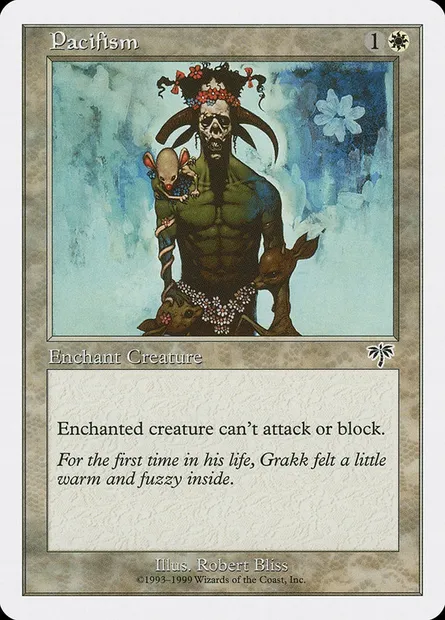 Pacifisme, carte Magic BRB 48 — extension Battle Royale Box Set
